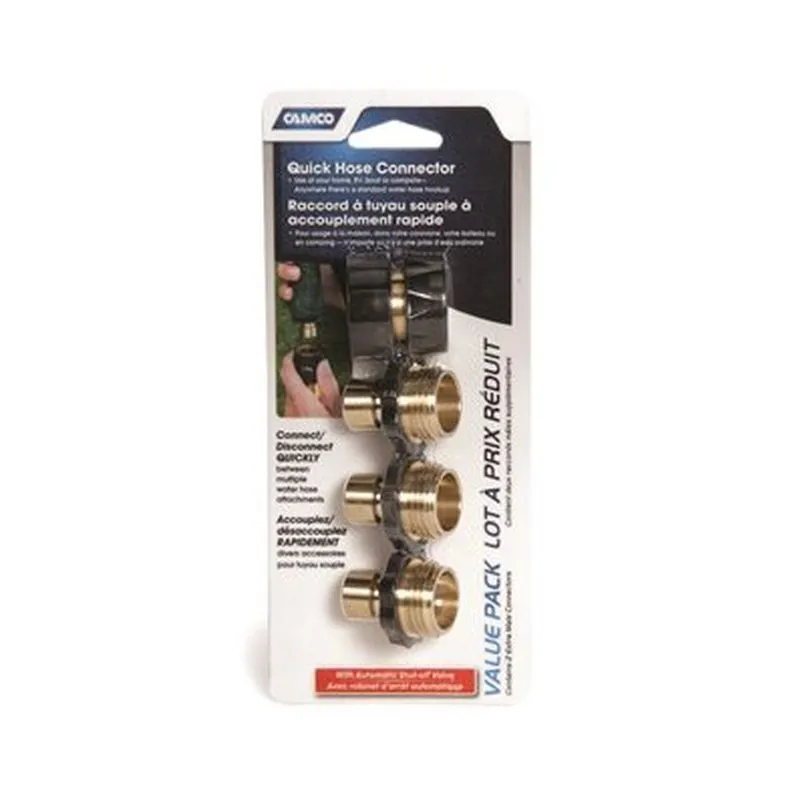 QUICK HOSE CONNECTOR 3 PK